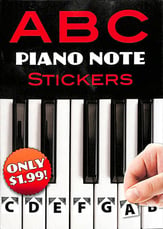 ABC Piano Note Stickers